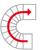 una escalera curva y estrecha